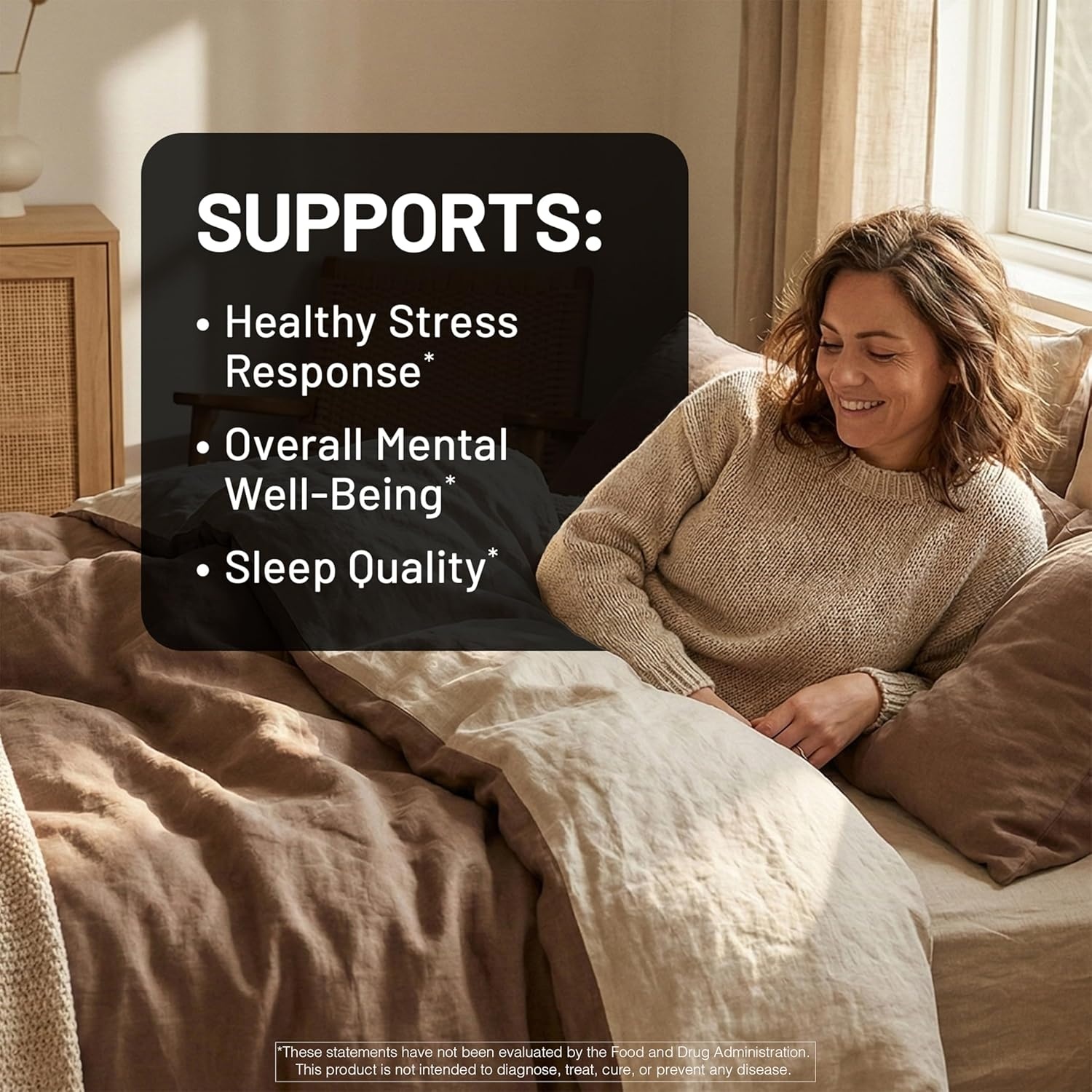 image:imageNatureWise Ashwagandha for Stress With KSM66 Extract GABA LTheanine Rhodiola Rosea Herbal Mood amp Sleep Support Vegan NonGMO GlutenFree 60 Capsules1Month Supply