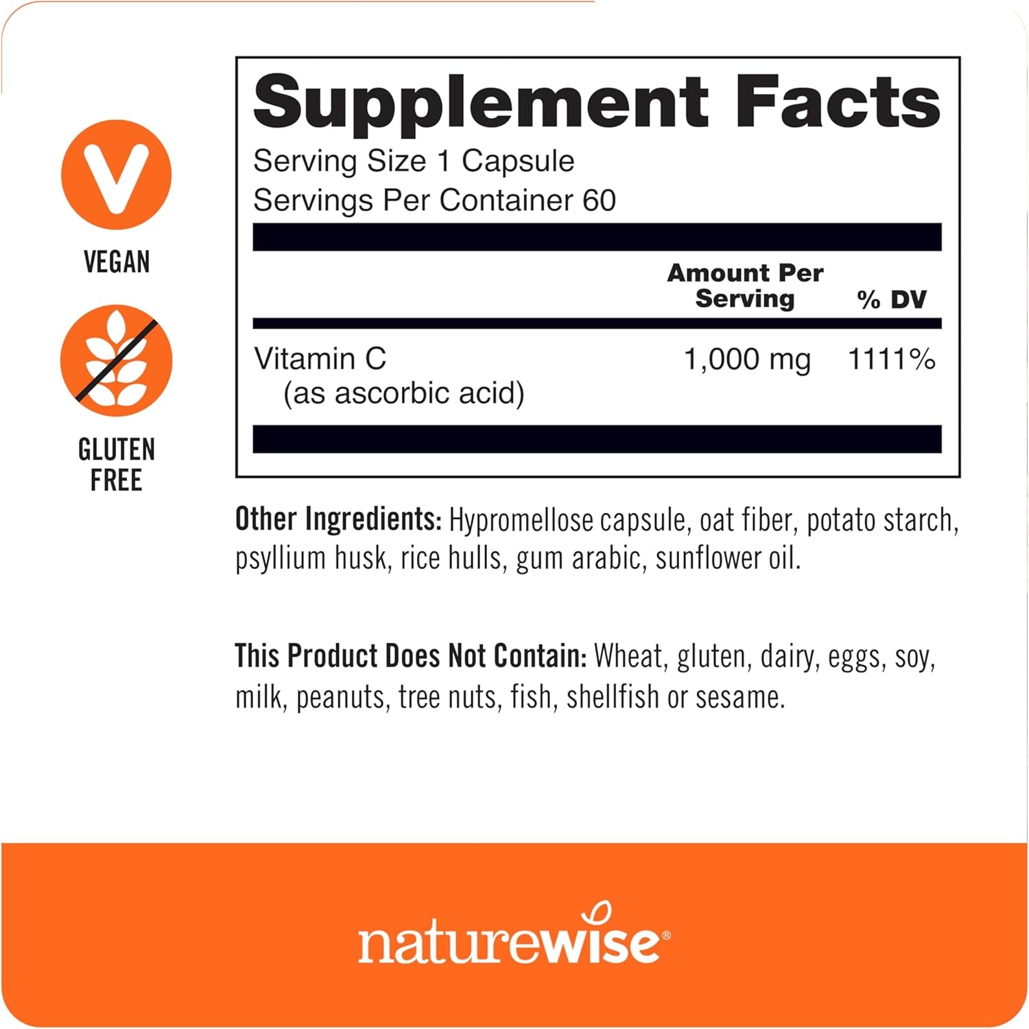 image:imageNatureWise B Complex Vitamins with Folic Acid 60 Count Extra Strength Vitamin C 1000mg Capsules 60 Count Bundle for Immune Energy Levels Heart Health Support Soy Dairy Gluten Free NonGMO