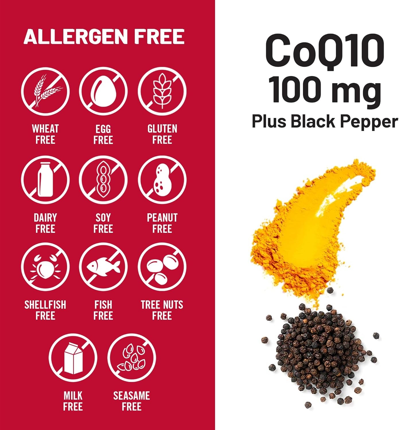 image:imageNatureWise CoQ10 100mg Black Pepper Softgels High Absorption Coenzyme Q10 Black Pepper Antioxidant for Heart Health Cellular Energy Vegan NonGMO GlutenFree 30 Count30Day Supply30 Count Pack of 1