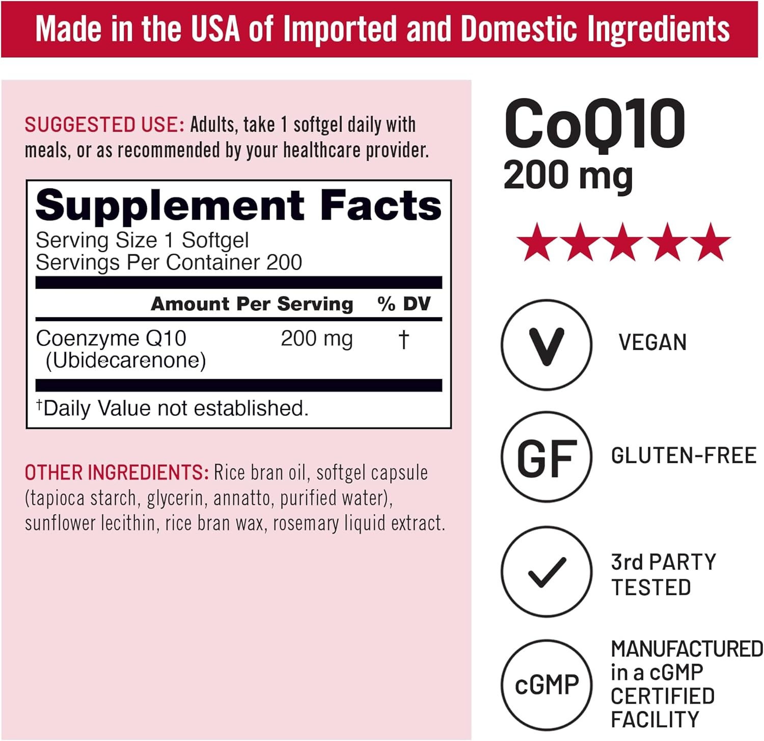 image:imageNatureWise CoQ10 100mg Black Pepper Softgels High Absorption Coenzyme Q10 Black Pepper Antioxidant for Heart Health Cellular Energy Vegan NonGMO GlutenFree 30 Count30Day Supply200 Count Pack of 1
