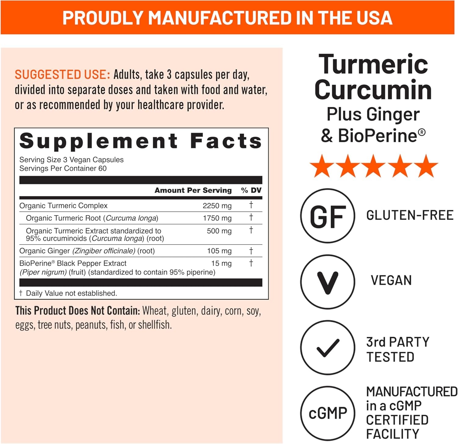 image:imageNatureWise Curcumin Turmeric 2250mg Advanced Absorption from 95 Curcuminoids amp BioPerine Black Pepper Extract Daily Joint and Immune Health Support Vegan 90 Count30Day Supply180 Count Pack of 1
