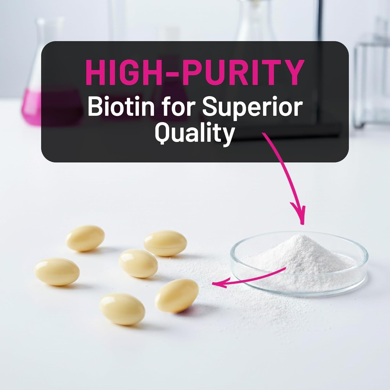 image:imageNatureWise High Potency Biotin 10000 mcg Softgels Biotin for Hair Growth Women amp Men Skin amp Nails Support NonGMO USA Manufactured 120 Softgels120Day Supply