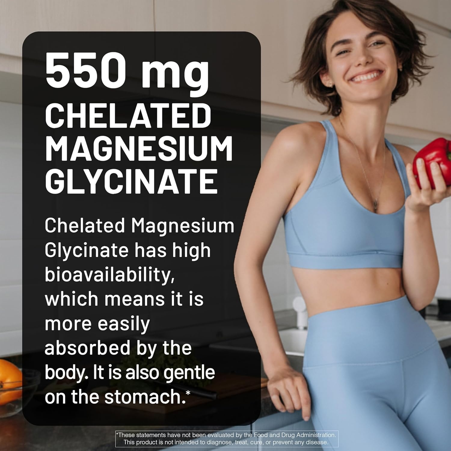 image:imageNatureWise Magnesium Glycinate 550mg 2000 IU Vitamin D3 K2 100 mcg D3 K2 Magnesium Supplement Chelated for High Absorption Bone Support NonGMO USA Manufactured 30Day Supply2000IU