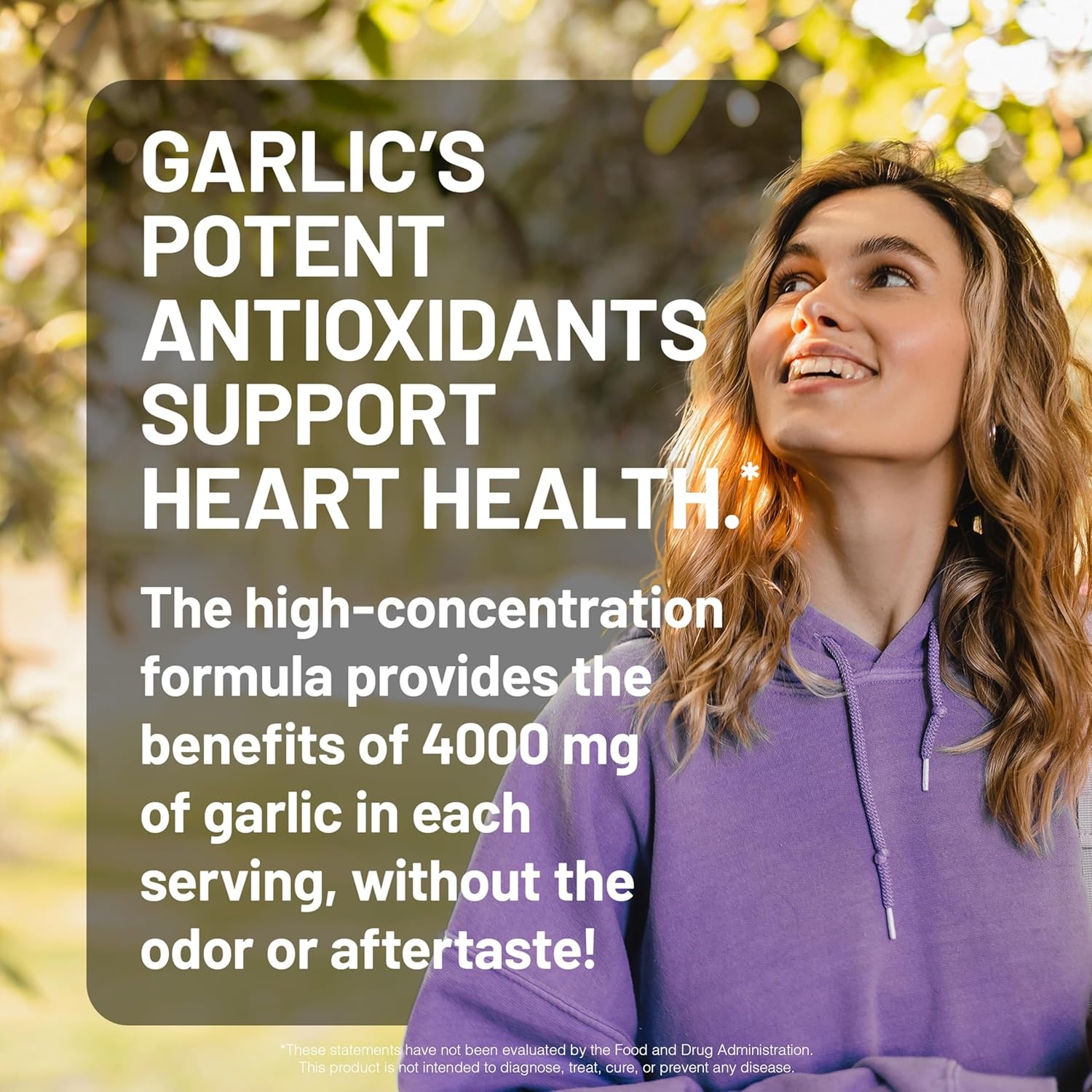 image:imageNatureWise Odorless Garlic Supplement 4000mg Ultra Potent 1001 Extract Healthy Cholesterol Formula Heart Health Support NonGMO Gluten Free with Halal Gelatin 60 Count30Day Supply60 Count Pack of 1
