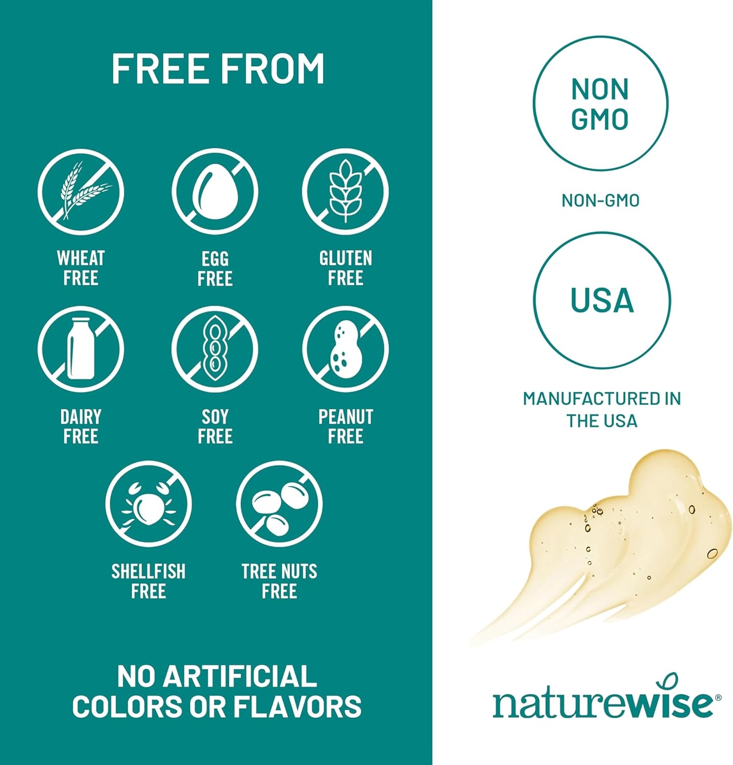 image:imageNatureWise Omega 3 Fish Oil 500mg Omega 3 per Serving 300mg EPA amp 200mg DHA Sustainably Sourced for Purity Lemon Flavored Burpless Gluten amp Soy Free NonGMO 60 Softgels2Month Supply60 Count Pack of 1