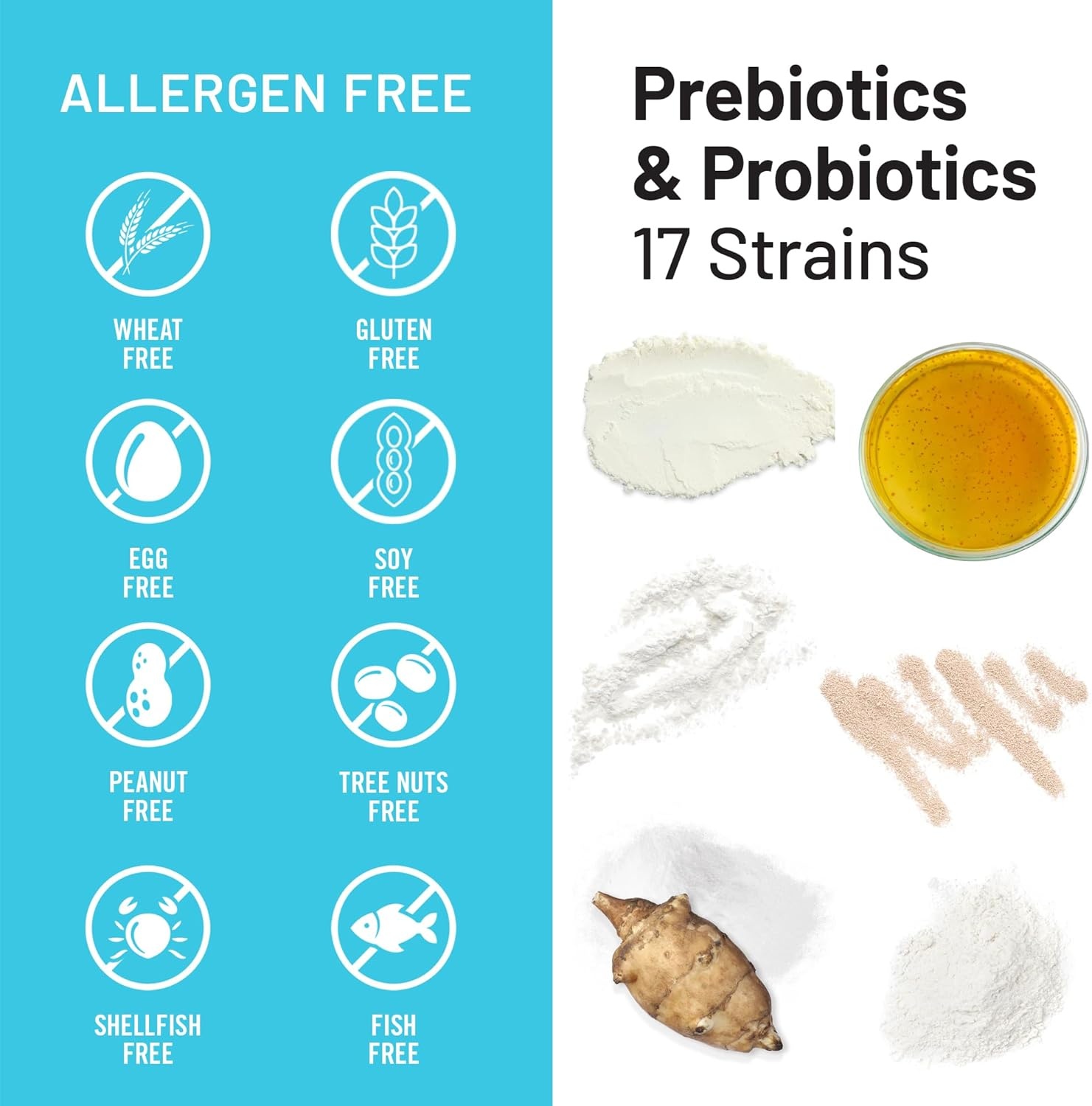 image:imageNatureWise Probiotics 70 Billion CFU 17 Strains Organic Prebiotics Immune Digestive amp Gut Health Support for Women amp Men Vegetarian GlutenFree NonGMO 30 Capsules1Month Supply70 BILLION CFU