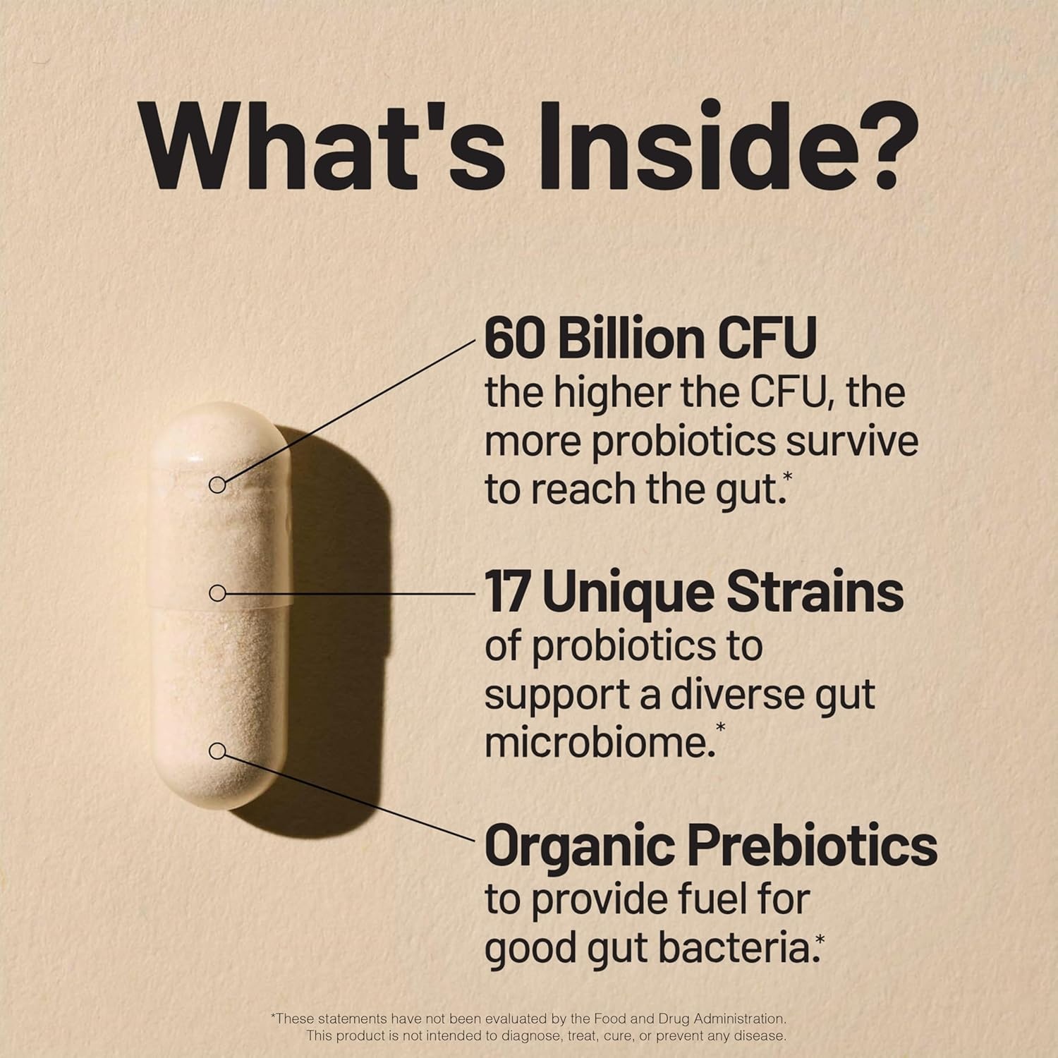 image:imageNatureWise Probiotics 70 Billion CFU 17 Strains Organic Prebiotics Immune Digestive amp Gut Health Support for Women amp Men Vegetarian GlutenFree NonGMO 30 Capsules1Month Supply60 BILLION CFU