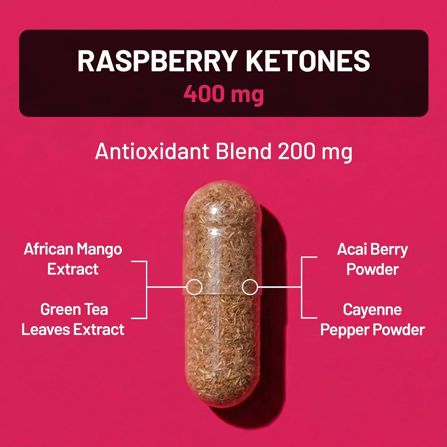 image:imageNatureWise Raspberry Ketones Plus with Green Tea Extract Cayenne Pepper amp Acai Berry Supports Weight Management Antioxidant Health amp Energy Levels Vegan amp GlutenFree 120 Capsules