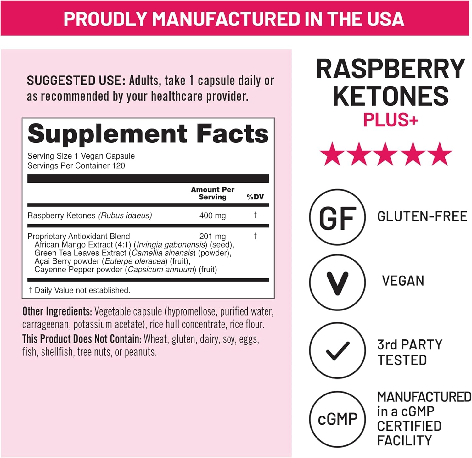 image:imageNatureWise Raspberry Ketones Plus with Green Tea Extract Cayenne Pepper amp Acai Berry Supports Weight Management Antioxidant Health amp Energy Levels Vegan amp GlutenFree 120 Capsules