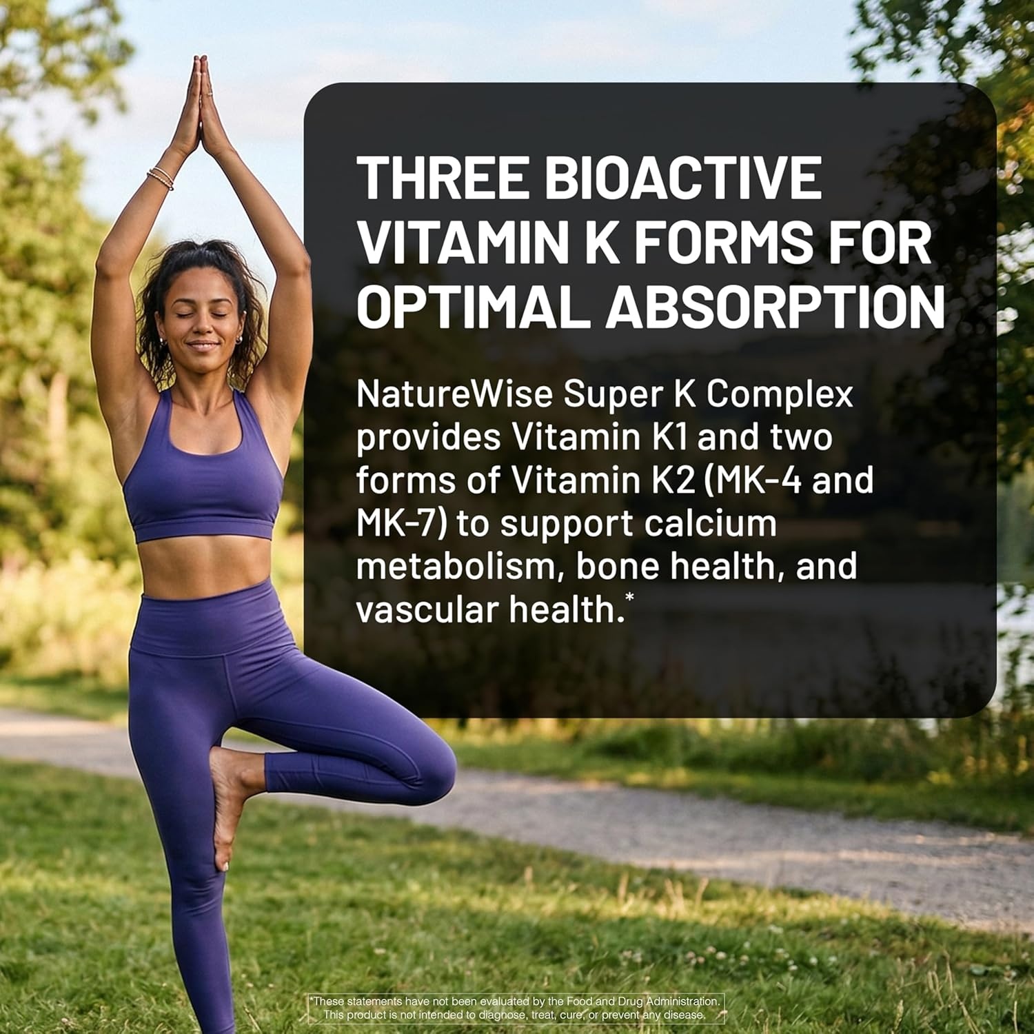 image:imageNatureWise Super K Complex Vitamin K2 K1 C Vegan K2 Vitamin Supplement for Heart Bone Health Support NonGMO Gluten Free USA Manufactured 90 Softgels90 Day Supply