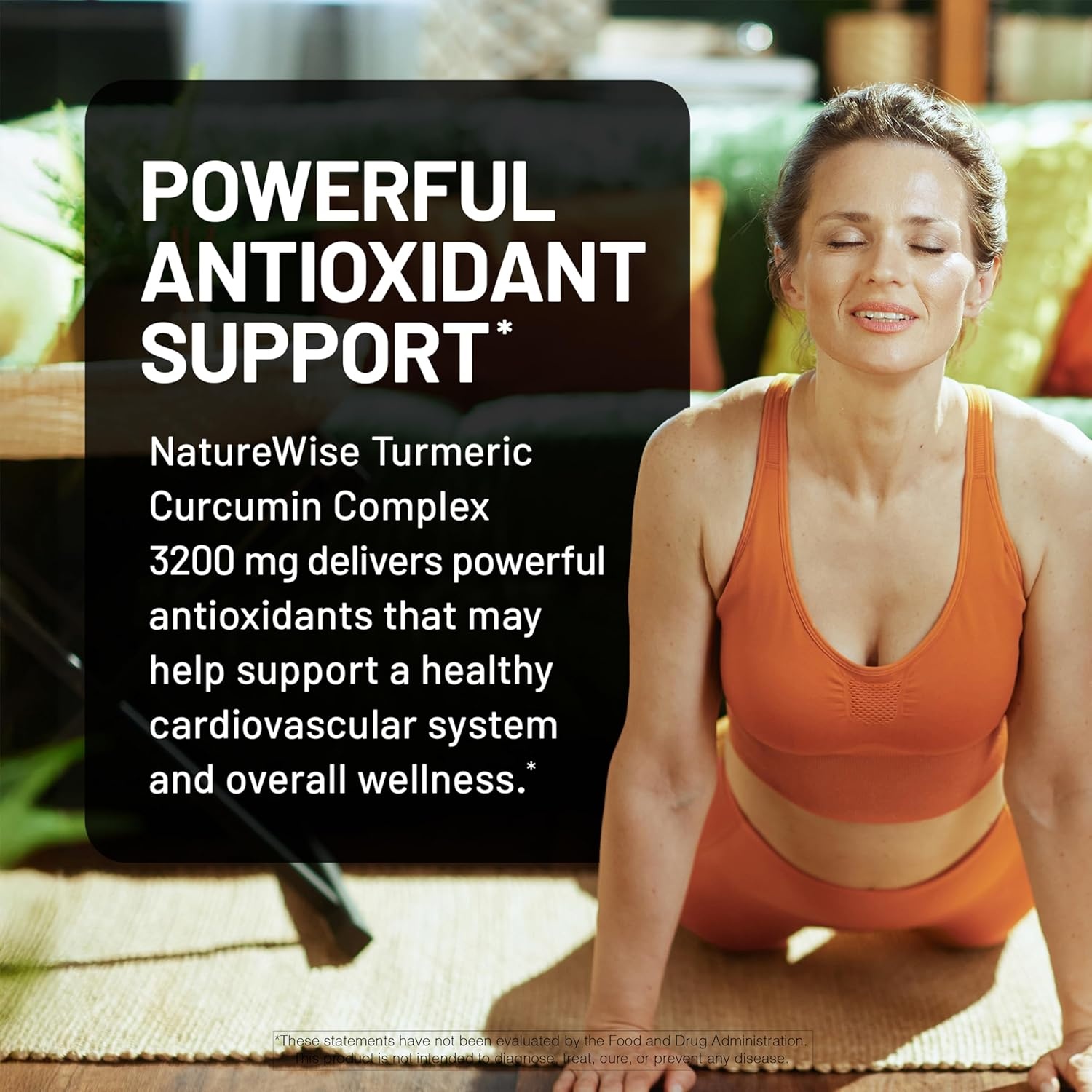 image:imageNatureWise Turmeric Curcumin Complex 3200 mg with BioPerine for Absorption Turmeric Curcumin Supplement for Antioxidant Support NonGMO Vegan USA Manufactured 90 Capsules30Day Supply