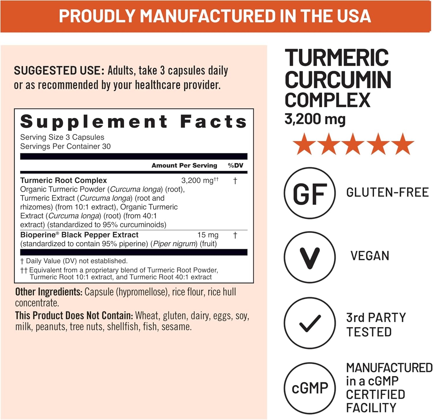 image:imageNatureWise Turmeric Curcumin Complex 3200 mg with BioPerine for Absorption Turmeric Curcumin Supplement for Antioxidant Support NonGMO Vegan USA Manufactured 90 Capsules30Day Supply