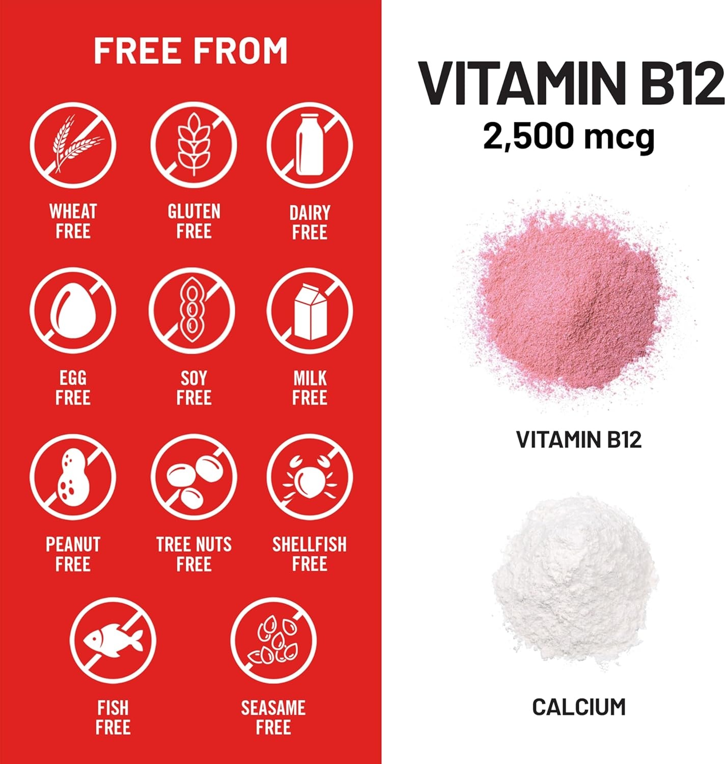 image:imageNatureWise Vitamin B12 Extra Strength 2500mcg B12 Supplement for Energy Mental Clarity amp Nervous System Support EasytoSwallow Vegan amp NonGMO USA Manufactured 60 Tablets60Day Supply