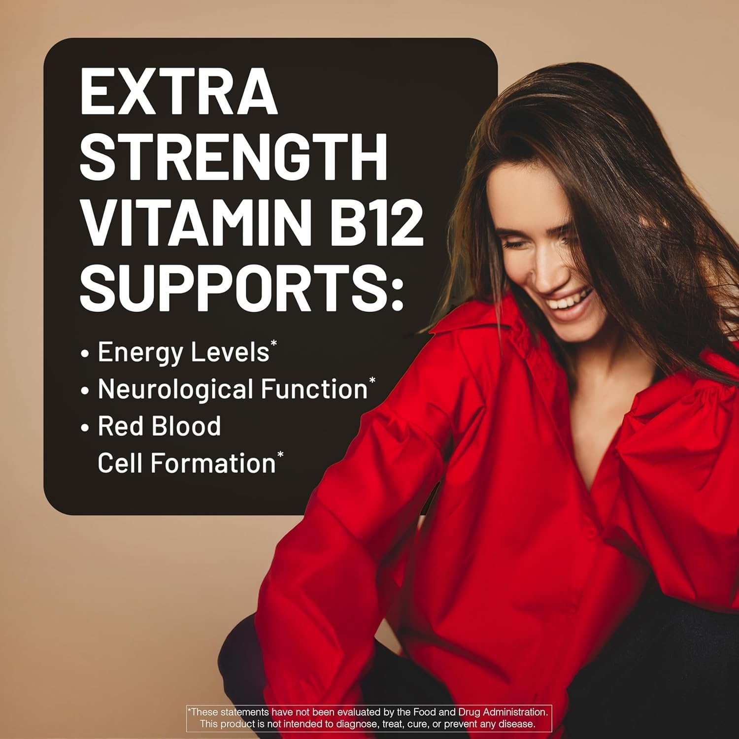 image:imageNatureWise Vitamin B12 Extra Strength 2500mcg B12 Supplement for Energy Mental Clarity amp Nervous System Support EasytoSwallow Vegan amp NonGMO USA Manufactured 60 Tablets60Day Supply