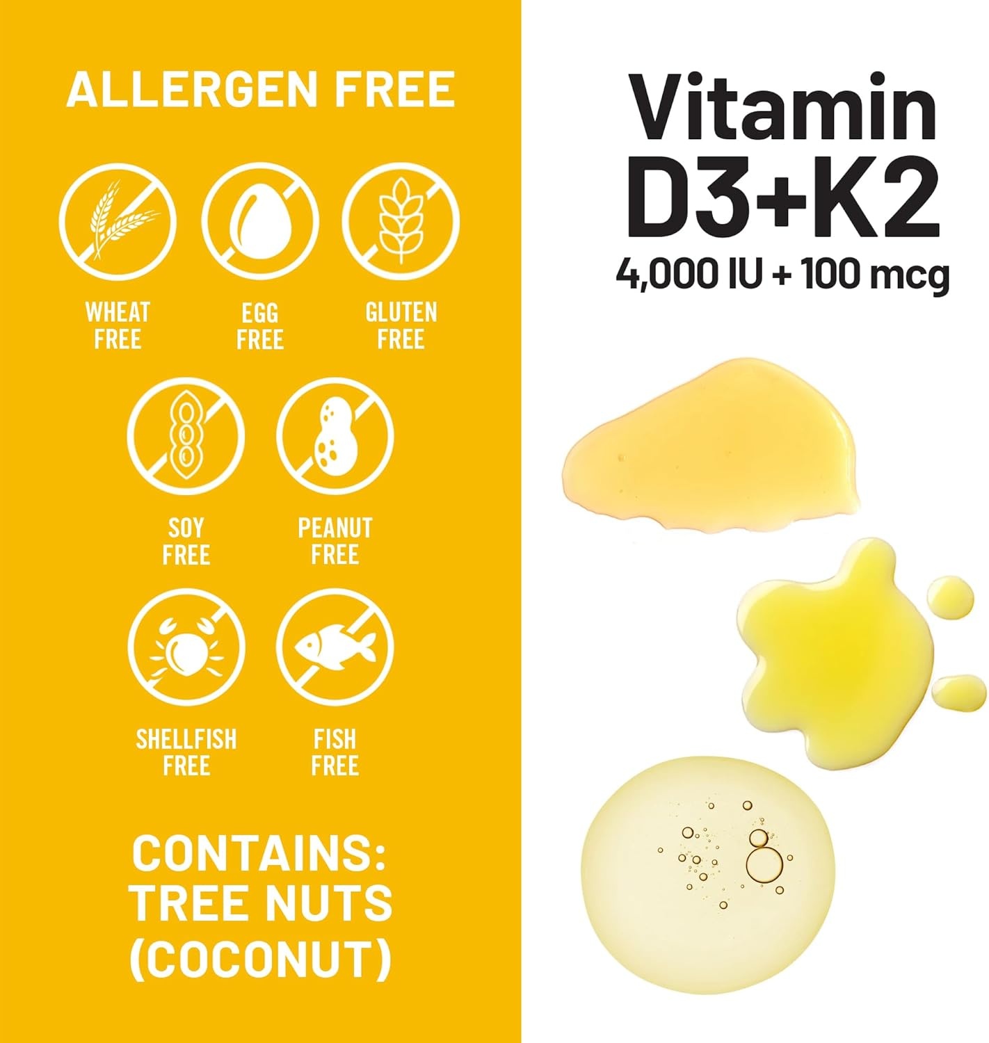 image:imageNatureWise Vitamin D3 1000IU K2 MK7 100mcg with Organic Extra Virgin Coconut Oil Supports Calcium Absorption Bone amp Immune Health NonGMO Soy amp GlutenFree 90 Softgels3Month Supply4000IU