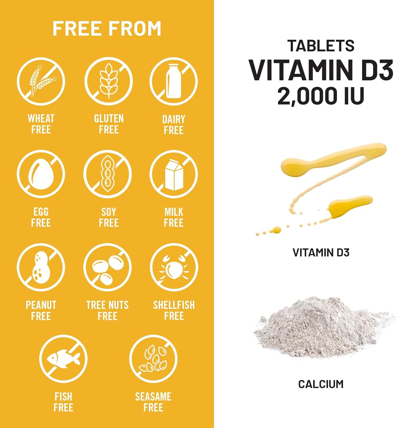 image:imageNatureWise Vitamin D3 2000IU Tablets Naturally Sourced Vitamin D Supplement for Bone amp Immune System Support EasytoSwallow Mini Tablets NonGMO USA Manufactured 220 Tablets220 Day Supply