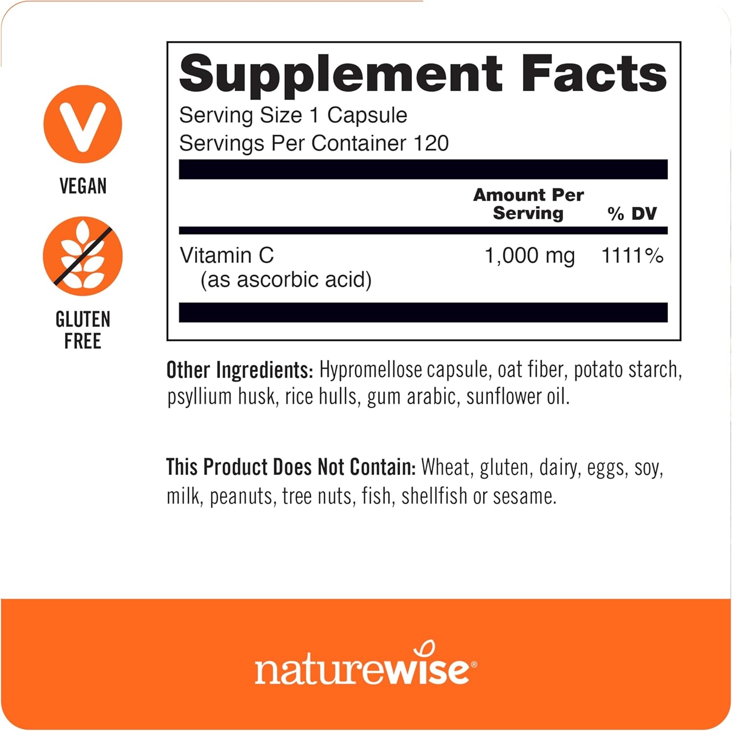 image:imageNatureWise Vitamin D3 5000IU 125mg 360 Count Vitamin C 1000mg Capsules 120 Count Bundle for Daily Immune amp Heart Health Gluten Free NonGMO Halal Gelatin