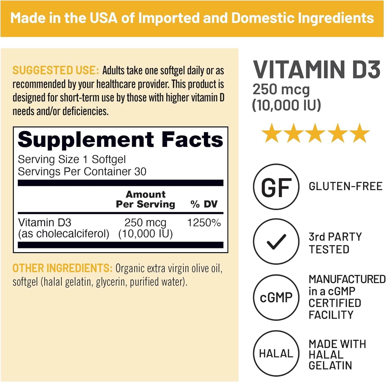 image:imageNatureWise Vitamin D3 5000iu 125 mcg 1 Year Supply for Immune Support Healthy Muscle Function and Bone Health Gluten Free in Organic Extra Virgin Olive Oil Mini Softgel 360 Count10 000iu