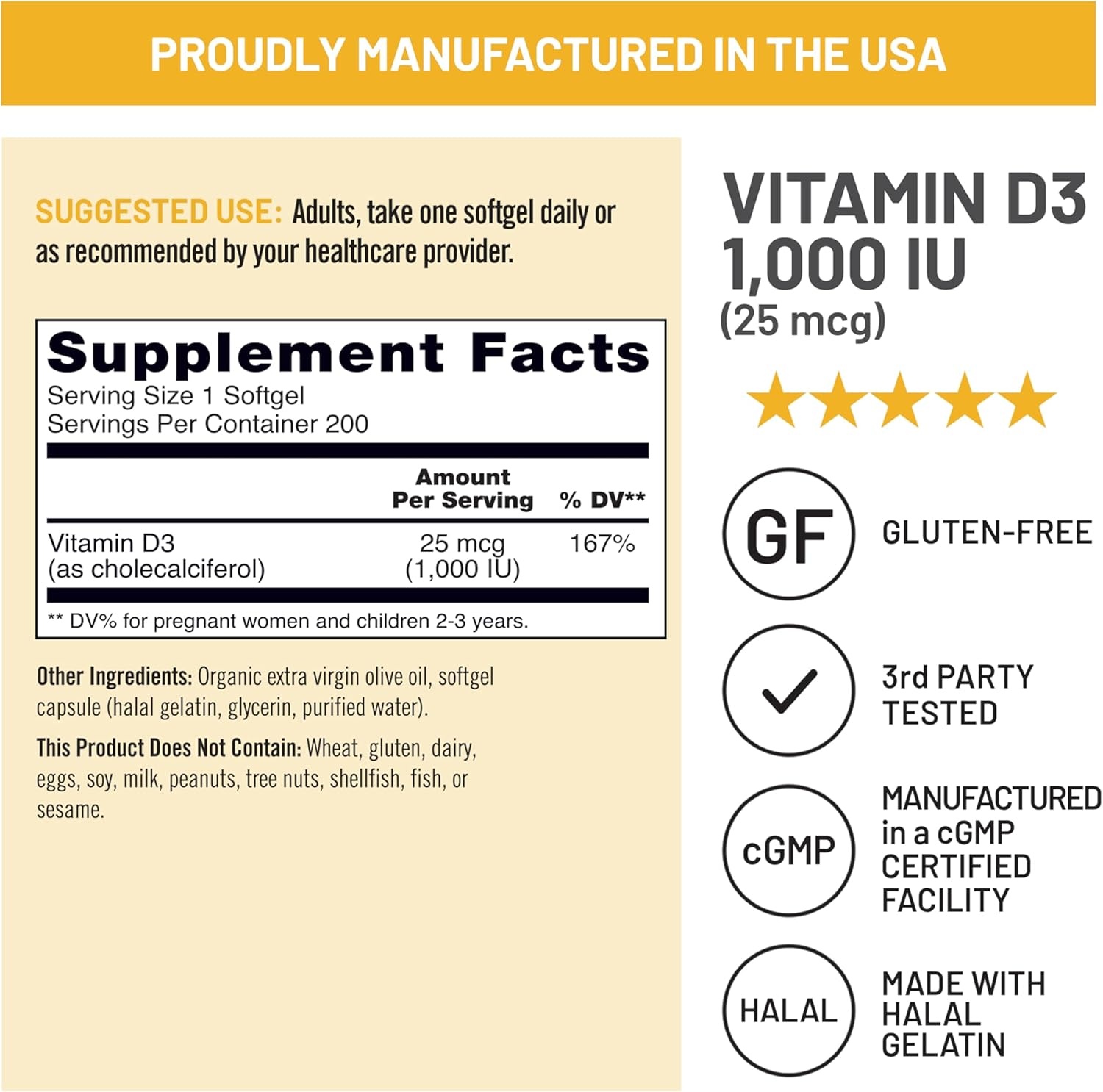 image:imageNatureWise Vitamin D3 5000iu 125 mcg 1 Year Supply for Immune Support Healthy Muscle Function and Bone Health Gluten Free in Organic Extra Virgin Olive Oil Mini Softgel 360 Count1000IU