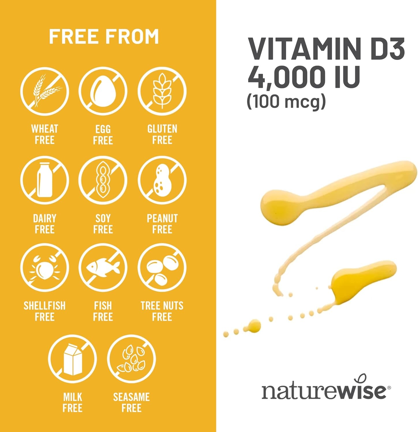 image:imageNatureWise Vitamin D3 5000iu 125 mcg 1 Year Supply for Immune Support Healthy Muscle Function and Bone Health Gluten Free in Organic Extra Virgin Olive Oil Mini Softgel 360 Count4000IU