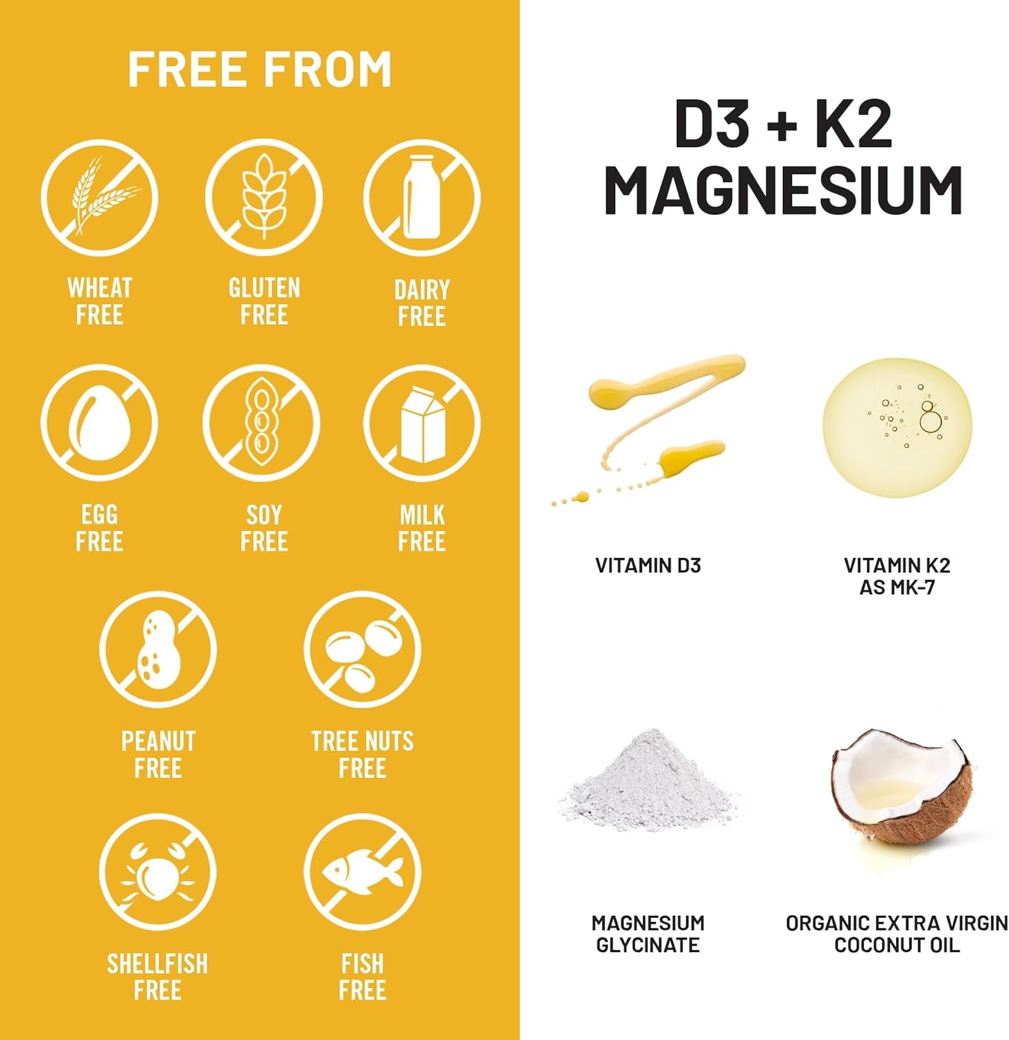 image:imageNatureWise Vitamin D3 K2 Magnesium Glycinate 275mg Extra Strength Vitamin D3 5000IU K2 50mcg High Absorption Chelated Magnesium Bone Support NonGMO USA Manufactured 90 Day Supply