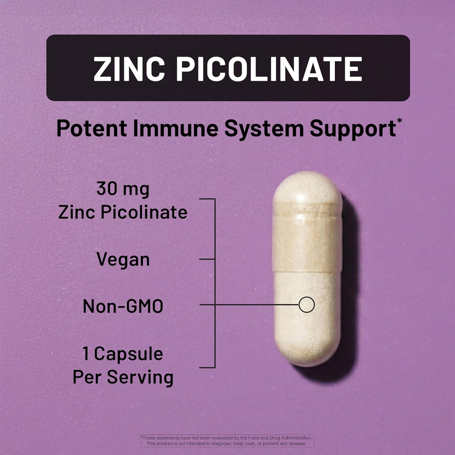 image:imageNatureWise Zinc Picolinate 30mg High Absorption Zinc Supplement for Immune Skin Health Support Vegan NonGMO Gluten Free USA Manufactured 120 Capsules 120 Day Supply