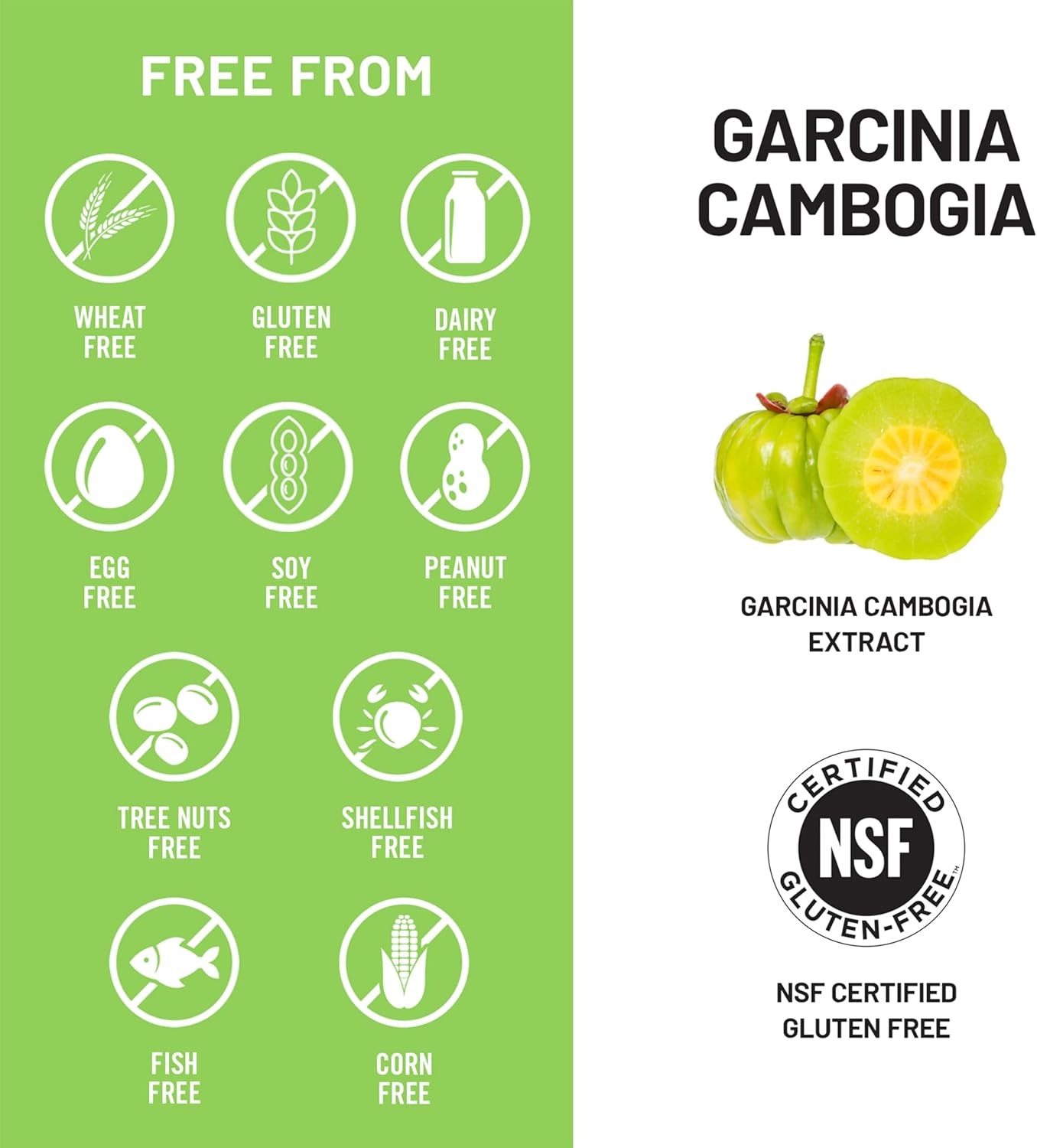 image:imageNaturewise Garcinia Cambogia 60 HCA Concentration Extract Natural Support for Weight Goals and Energy Levels Vegan NonGMO Gluten Free 90 Capsules13 Month Supply180 Count Pack of 1