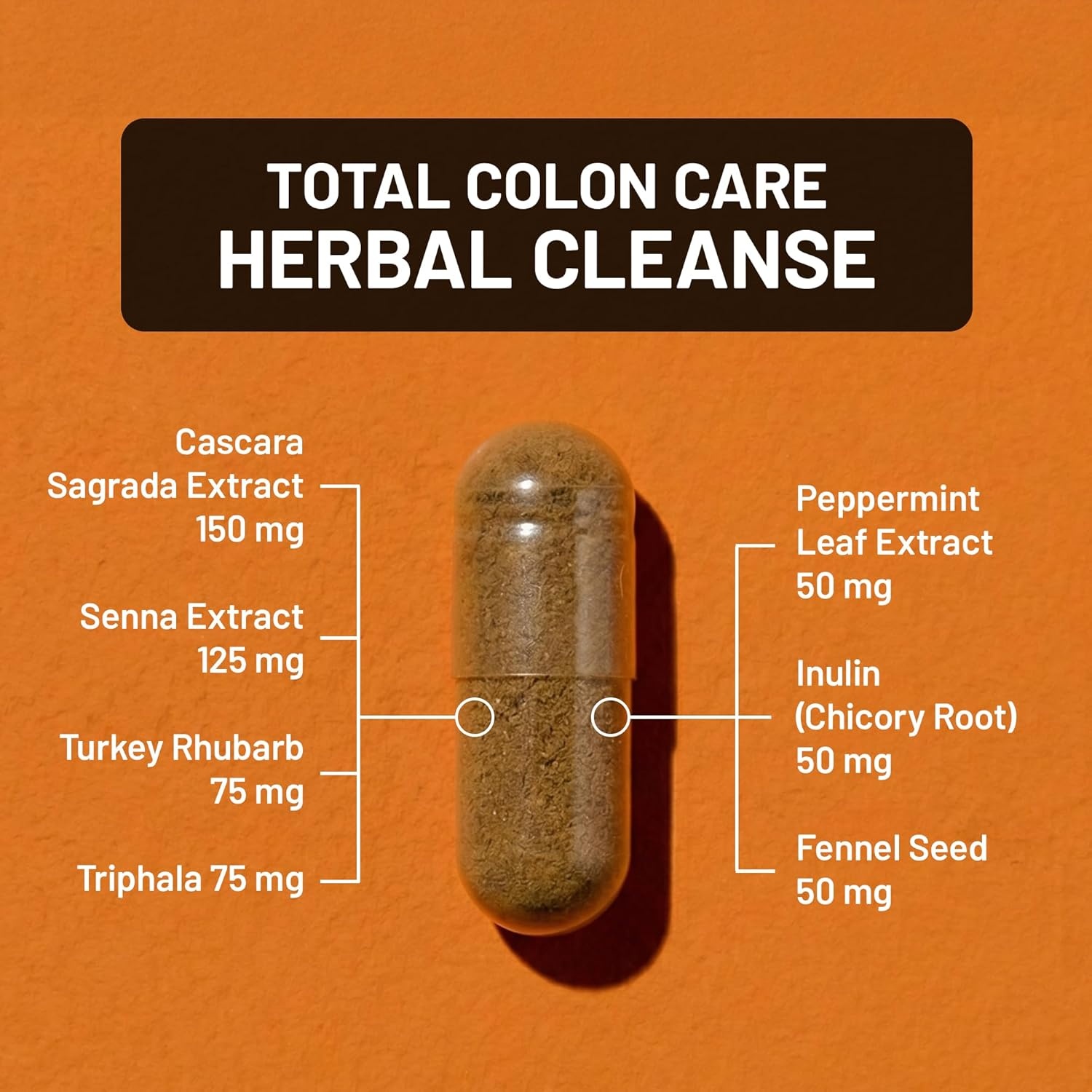 image:imageNaturewise Total Colon Care Herbal Cleanse With Prebiotics Botanicals amp Antioxidants for Regular Bowel Movement Digestion Gut Health Vegan GlutenFree NonGMO 60 Capsules2Month Supply