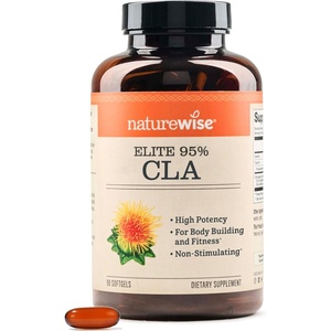 NatureWise CLA 1250 – Conjugated Linoleic Acid Supplement for Women and Men, Not Stimulating, Supports Healthy Weight, Fitness Goals – Non-GMO, Gluten Free – 90 Softgels[1-Month Supply](ECLA 1300)