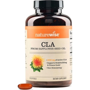 NatureWise CLA 1250 – Conjugated Linoleic Acid Supplement for Women and Men, Not Stimulating, Supports Healthy Weight, Fitness Goals – Non-GMO, Gluten Free – 90 Softgels[1-Month Supply](CLA 1250)